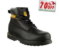 Botas De Seguridad Caterpillar Holton Para Hombre De Cuero Premium