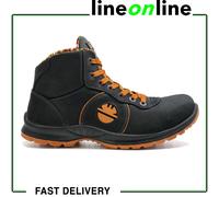 Dike Zapato de Seguridad Agility Advance H S3, Negro, Nubuk 23721.300