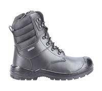 Botas De Seguridad Para Hombre Amblers 240 Impermeables De Cuero Negras
