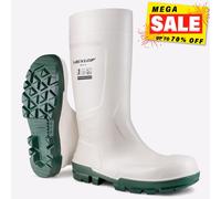 Botas De Seguridad Para Hombre Dunlop Slip On Wellington Blancas