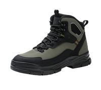 Botas de seguridad para hombre, ligeras, con puntera de acero, repelentes al agua y al aceite, botas de trabajo y senderismo, antideslizantes, resistentes a pinchazos, duraderas y cómodas, zapatos de