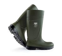 Botas de Seguridad para Hombres, Puntera de Acero y Suela de Seguridad para la Agricultura, Ligeras, de Gran Comodidad, Antideslizante, Resistente al Productos de Limpieza, Verde, EU 42