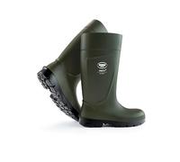 Botas de Seguridad para Hombres sin Puntera de Acero para la Agricultura, Ligeras, de Gran Comodidad, Suela Antideslizante, Resistentes al los Productos de Limpieza, Verde, EU 43