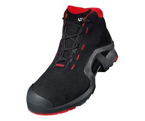 Botas de seguridad Uvex 1 X-tended Support S3 SRC, puntera de protección compuesta, color negro.