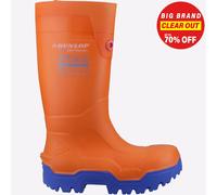 Botas De Seguridad Wellington Unisex Dunlop FIELDPRO THERMO+ Naranjas