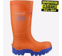 Botas De Seguridad Wellington Unisex Dunlop FIELDPRO THERMO+ Naranjas