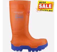 Dunlop Fieldpro Térmico + Unisex Ropa de Trabajo Botas Agua Seguridad Naranja