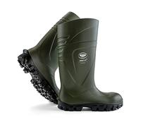 Botas de Seguridad y de Trabajo para Hombres y Mujeres Incl. Puntera y Suela de Acero de Alta Seguridad, para Uso agrícola, garantizan una excelente adherencia, Verde, EU 43