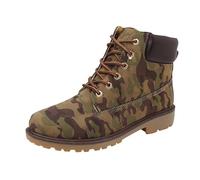 Botas de senderismo cálidas, botas de esquí al aire libre, botas de lluvia para mujer, camouflage, 38 EU