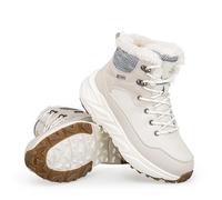 Botas de senderismo con aislamiento térmico, para excursiones al aire libre en invierno, con soporte de arco para un óptimo senderismo, Blanco, 36 EU