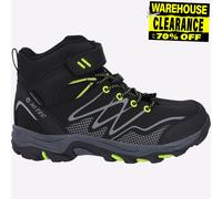 Botas De Senderismo Hi-Tec Blackout Junior Impermeables Para Exterior Negras