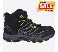 Botas De Senderismo Hi-Tec Blackout Junior Impermeables Para Exterior Negras