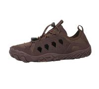 Botas de senderismo para hombre, antideslizantes, suaves, para caminar, escalar, deportes al aire libre, zapatillas deportivas estables y acolchadas, para mochileros, camping, Brown, 38 2/3 EU
