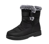 Botas de Senderismo para Hombre Botas de Nieve cálidases Zapatos Planos Ligeras, Casuales Estilo Botines sin Cordones Casuales Moda Casual Otoño Color sólido Zapatos Planos para un Aspecto Urbano