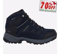 Hi-Tec Bandera Ligero Impermeable Hombre Senderismo Botas Trail Azul Marino