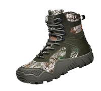 Botas de senderismo para hombre y mujer, de algodón, para nieve, zapatos grandes y altos, camouflage, 39 1/3 EU