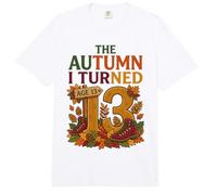 Botas de Senderismo The Autumn I Turned Age 13 Cumpleaños Comfort Colors Adult Heavyweight T-Shirt