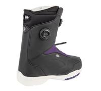 Nitro Scala Boa Boot All Mountain Freeride Freestyle - Sistema de Cordones rápidos para Mujer, Color Negro y Morado, MP 25.5 // EU 39 1/3 // US WMN 8