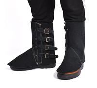Botas de soldadura,Cubierta de cuero for pies,Botines protectores de pies de trabajo for soldador de zapatos for protección