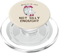 Botas de Sombrero de Vaquero Rosa de Ganso ¿Qué Pasa si no lo Suficientemente tontas Mujeres PopSockets PopGrip para MagSafe