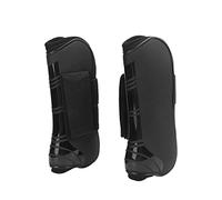 Botas de tendón de caballo ligeras con hebilla ajustable, 2 piezas de botas de caballo con frente abierto, botas deportivas suaves y transpirables, protección segura para las (A pair of medium size
