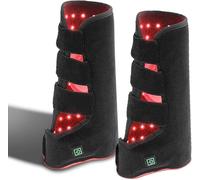 Botas de terapia de luz roja para patas de caballo, luz infrarroja recargable inalámbrica para alivio del dolor, curación de heridas y recuperación muscular