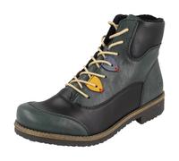 Botas De Tobillo Casual Rieker Para Dama Con Un Pequeño Tacón Cuadrado - 73510