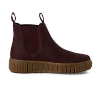 Botas De Tobillo Chelsea De Cuero Burdeos Para Mujer Tamaris