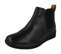 Botas De Tobillo Con Tacón En Cuña Anchas Para Dama - Rowen