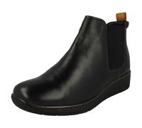 Botas De Tobillo Con Tacón En Cuña Anchas Para Dama - Rowen