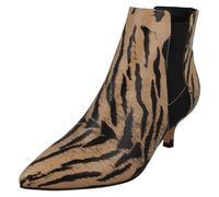 Botas De Tobillo De Animal Print Para Dama Spot On