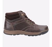 Botas De Tobillo De Cuero Hush Puppies Grover MEMORY FOAM Para Hombre Marrón