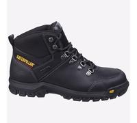 Caterpillar Marco Hombre Cuero Ropa de Trabajo Botas de Seguridad Negro