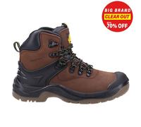 Botas De Trabajo Para Hombre Amblers FS197 De Cuero Impermeables Con Cordones