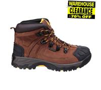 Botas De Trabajo Para Hombre Amblers FS39 Impermeables Con Cordones Marrones