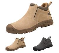 Botas de trabajo para hombre, informales, zapatillas de deporte, antiperforación, zapatos de senderismo, zapatos de invierno, piel sintética, zapatos de soldadura, zapatos de trabajo, zapatos de