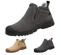 Botas de trabajo para hombre, informales, zapatillas de deporte, antiperforación, zapatos de senderismo, zapatos de invierno, piel sintética, zapatos de soldadura, zapatos de trabajo, zapatos de