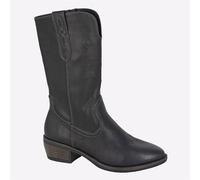 Cipriata Wanda Mujer Espuma Viscoelástica Vestido Moda Vaquera Botas Negras