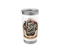 Botas de vaquera de Two Step Society para bailar Vaso térmico de acero inoxidable de doble pared