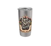 Botas de vaquera de Two Step Society para bailar Vaso térmico de acero inoxidable de doble pared