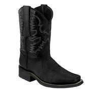 Botas de vaquero para hombre, de piel, estilo occidental, estilo vintage, para moto, motorista, de equitación, piel sintética, botines de vaquero, botas cortas para mujer, botas góticas, otoño e