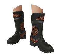 Botas de vaquero para mujer, botas de caña corta, botas occidentales, botines para festivales, botas de equitación, vaquero, botas occidentales, botas de barco, botas de tobillo con agujeros en el