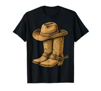 Botas de Vaquero Texas Western Southern Country Wild West Rodeo Camiseta