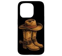 Botas de Vaquero Texas Western Southern Country Wild West Rodeo Carcasa para iPhone 15 Pro