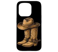 Botas de Vaquero Texas Western Southern Country Wild West Rodeo Carcasa para iPhone 15 Pro