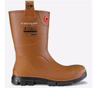 Botas De Wellington Para Hombre Dunlop Purofort RigPRO Impermeables Marrones