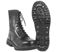 Botas Del Rangers Británicos Invasor Cuero Negro Combate Patas Altas Hombres Ejé