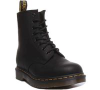 Botas Dr Martens 1460 Greasy De 8 Ojetes Para Mujer En Negro Talla UK 3 - 11