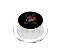 Botas En El Suelo Botas De Vaquero Afroamericana Vaquera PopSockets PopGrip para MagSafe