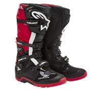 Alpinestars Honda Tech 7 Enduro Drystar Botas de motocross impermeables, negro-rojo, tamaño 48 para Hombres